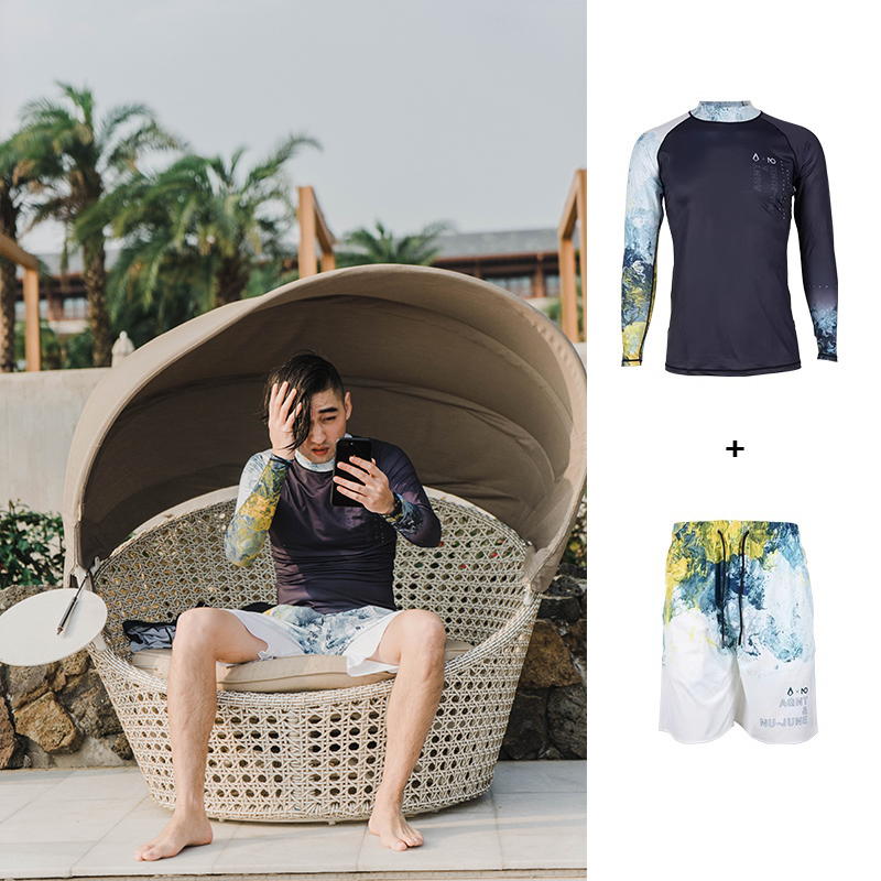 Sunset men's blouse and beach pants